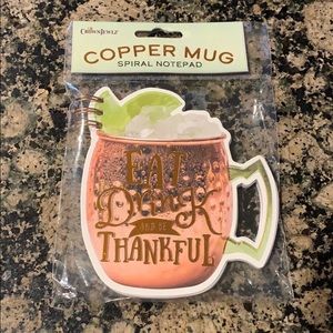 NWT | Copper Mug Spiral Notepad